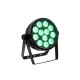 EUROLITE LED 7C-12 Silent Slim Spot - Proiettore LED da Palco Compatto con Raffreddamento Silenzioso