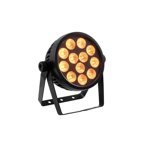 EUROLITE LED 7C-12 Silent Slim Spot - Proiettore LED da Palco Compatto con Raffreddamento Silenzioso