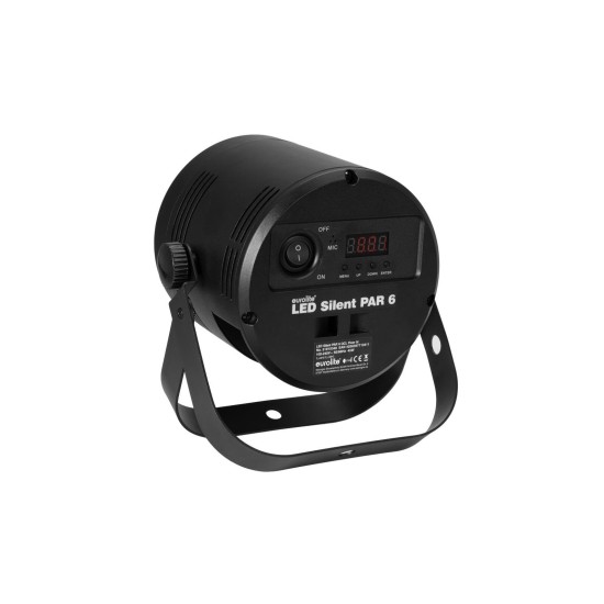 EUROLITE LED Silent Par 6 QCL Floor - Proiettore LED per Effetti Scenografici
