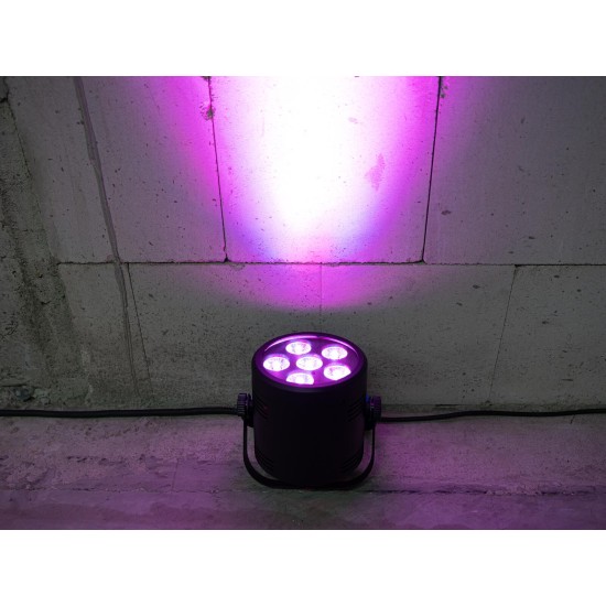 EUROLITE LED Silent Par 6 QCL Floor - Proiettore LED per Effetti Scenografici