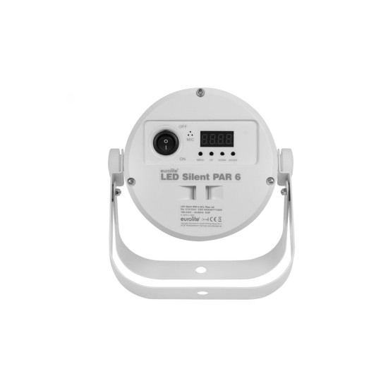Proiettore LED EUROLITE Silent Par 6 QCL RGB/WW per Effetti di Illuminazione Professionale