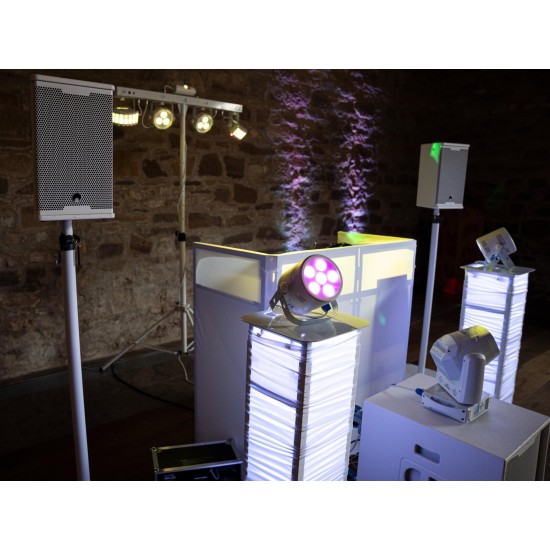 Proiettore LED EUROLITE Silent Par 6 QCL RGB/WW per Effetti di Illuminazione Professionale