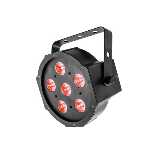 EUROLITE LED SLS-6 TCL Spot RGB 6x8W | Faretto LED piatto con effetto luce DMX compatto