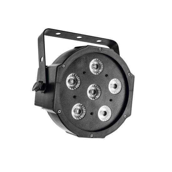 EUROLITE LED SLS-6 TCL Spot RGB 6x8W | Faretto LED piatto con effetto luce DMX compatto
