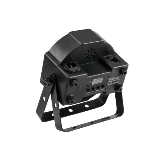 EUROLITE LED SLS-7 HCL Floor: Proiettore LED a 7 Colori con Effetti RGBWA/UV e Telecomando IR