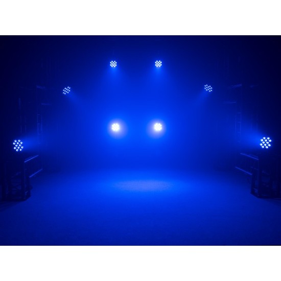 Proiettore LED Eurolite SLS-12 HCL MK2: Effetto Luce DMX e RGBWA/UV