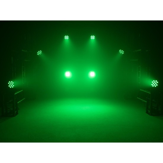 Proiettore LED Eurolite SLS-12 HCL MK2: Effetto Luce DMX e RGBWA/UV