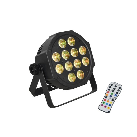 Eurolite LED SLS-12 QCL Floor Spot RGBW con Telecomando IR e Controllo DMX