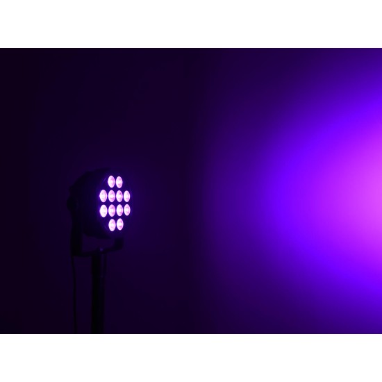 Eurolite LED SLS-12 QCL Floor Spot RGBW con Telecomando IR e Controllo DMX