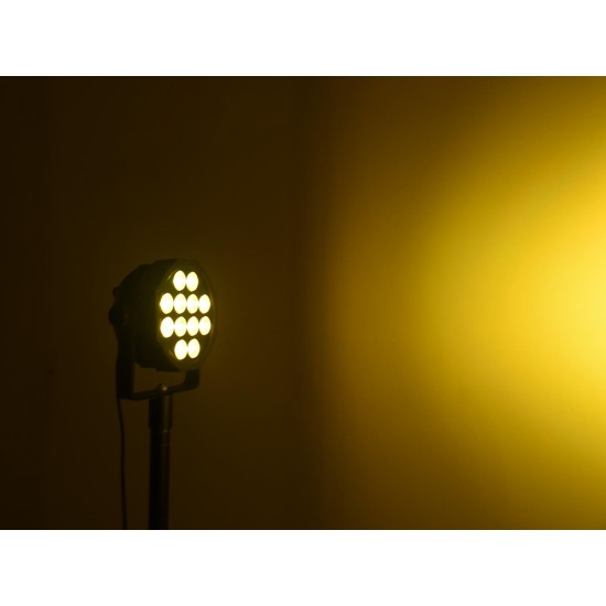 Eurolite LED SLS-12 QCL Floor Spot RGBW con Telecomando IR e Controllo DMX