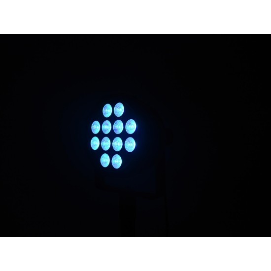 Eurolite LED SLS-12 QCL Floor Spot RGBW con Telecomando IR e Controllo DMX