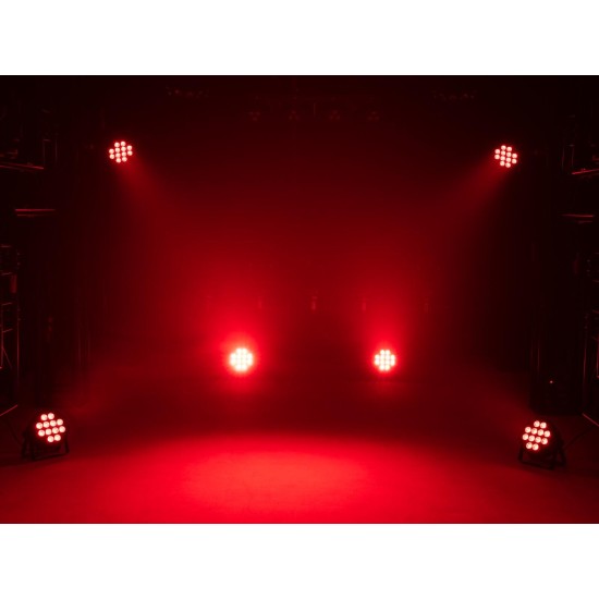 Eurolite LED SLS-12 QCL Floor Spot RGBW con Telecomando IR e Controllo DMX