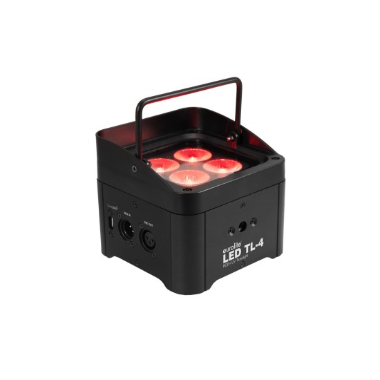 EUROLITE LED TL-4 QCL RGB+UV Trusslight: Luce Scenografica Professionale con Effetti DMX