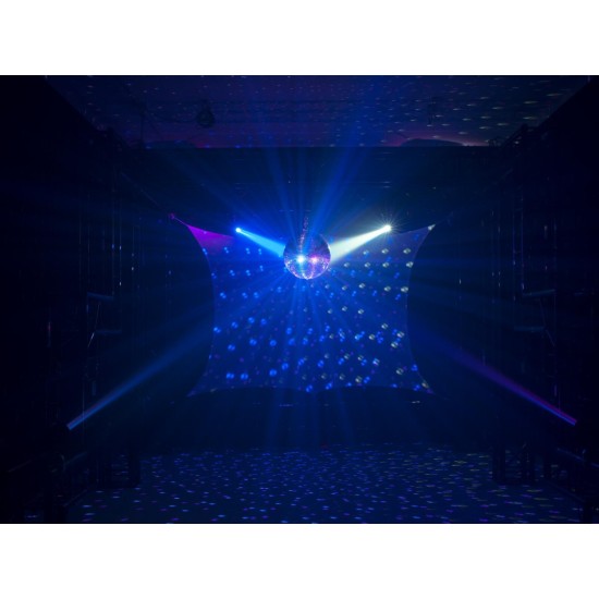 EUROLITE LED PST-5 QCL Spot Bianco - Proiettore LED da Palco con Effetto Luce DMX