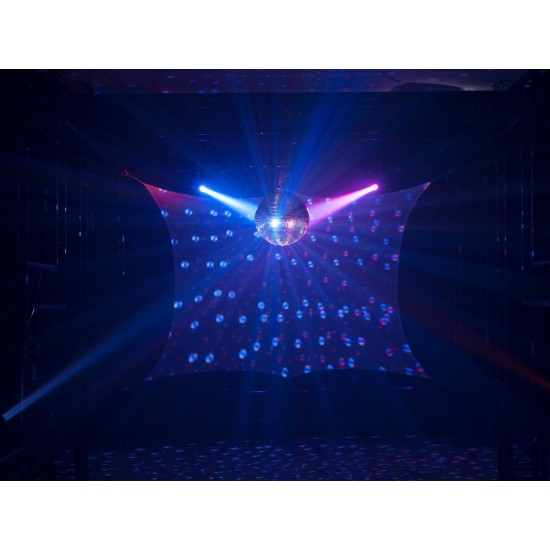 EUROLITE LED PST-5 QCL Spot RGBW 5W | Pinspot a LED con fascio stretto da 5°, telecomando IR e funzionamento silenzioso