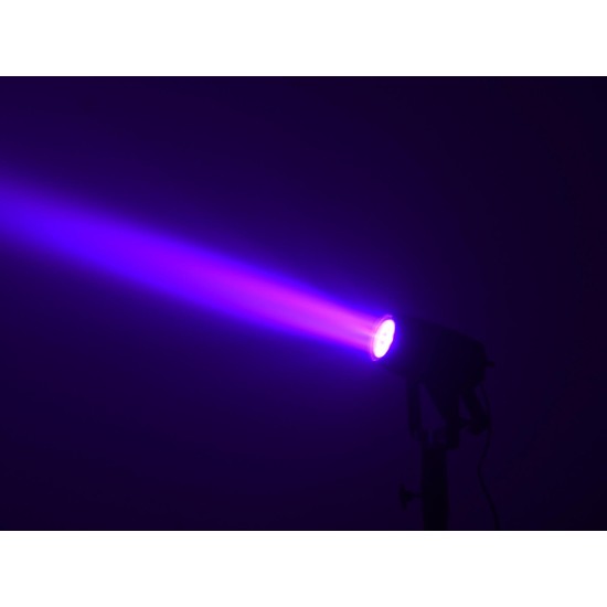 EUROLITE LED PST-10 QCL Spot: Proiettore LED da Palco con Controllo DMX e Telecomando IR