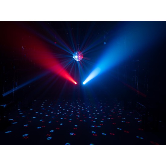 EUROLITE LED PST-10 QCL Spot Bianco – Proiettore LED Professionale con Effetti Luce DMX e Telecomando