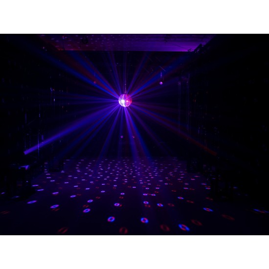 EUROLITE LED PST-10 QCL Spot Bianco – Proiettore LED Professionale con Effetti Luce DMX e Telecomando