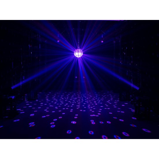 EUROLITE LED PST-10 QCL Spot Bianco – Proiettore LED Professionale con Effetti Luce DMX e Telecomando