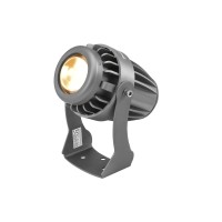 Pinspot LED EUROLITE IP PST-10W 2700K da Esterno IP65 con Fascio 4°, Luce Calda 10W Silenzioso