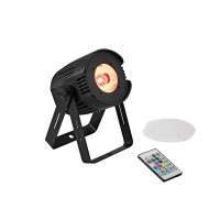EUROLITE LED PST-40 QCL Spot: Proiettore LED RGBW con Effetti Luce DMX per Eventi