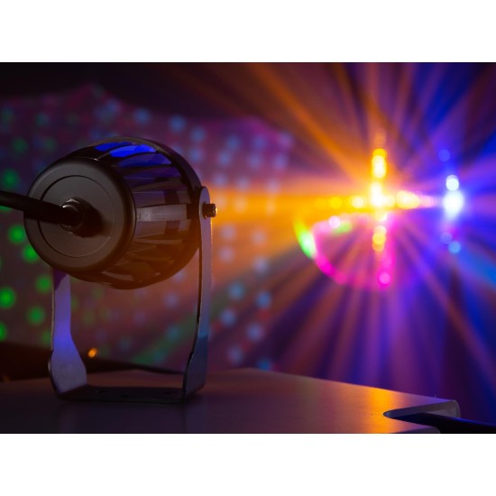 Proiettore LED Eurolite IP65 PST-10W Rosso - Pinspot Professionale per Effetti Luce