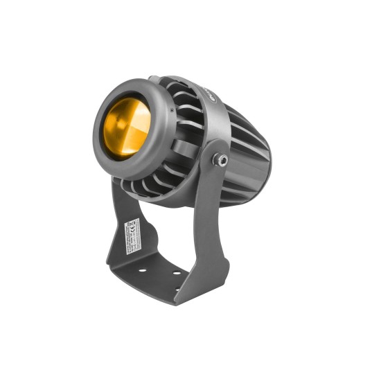 EUROLITE LED IP65 Pinspot Ambra 10W - Proiettore LED per Esterni
