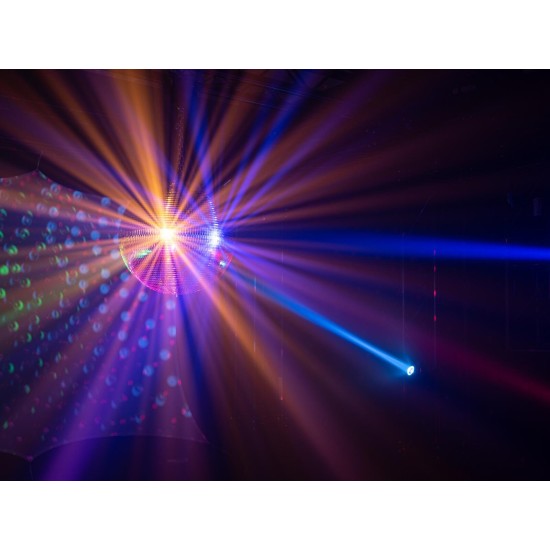 EUROLITE LED IP PST-10W Blu – Pinspot LED da Esterno IP65 con Fascio 4 gradi e LED 10W ad Alta Potenza