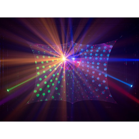 EUROLITE LED IP PST-10W Blu – Pinspot LED da Esterno IP65 con Fascio 4 gradi e LED 10W ad Alta Potenza