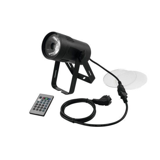 EUROLITE LED PST-15W MK2: Proiettore COB RGBW per Illuminazione Scenografica