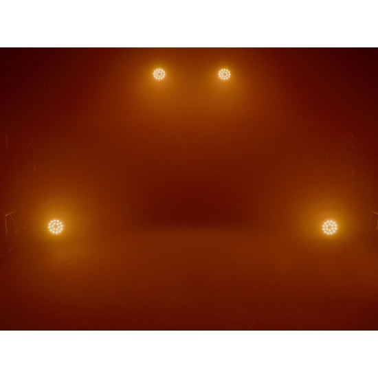 EUROLITE LED Z-PAR 18x8W QCL Zoom - Proiettore LED da Palco con Miscelazione RGBW e Zoom Motorizzato