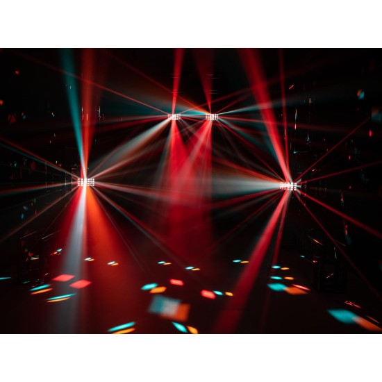 EUROLITE LED D-4000: Effetto Luce a Fasci Colorati per Palco con Telecomando IR