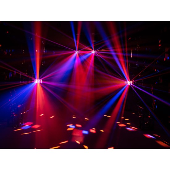 EUROLITE LED D-4000: Effetto Luce a Fasci Colorati per Palco con Telecomando IR