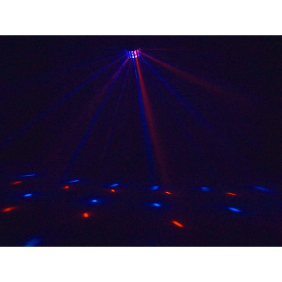 EUROLITE Mini D-5: Proiettore Beam LED RGBW per Effetti Luce Scenografici