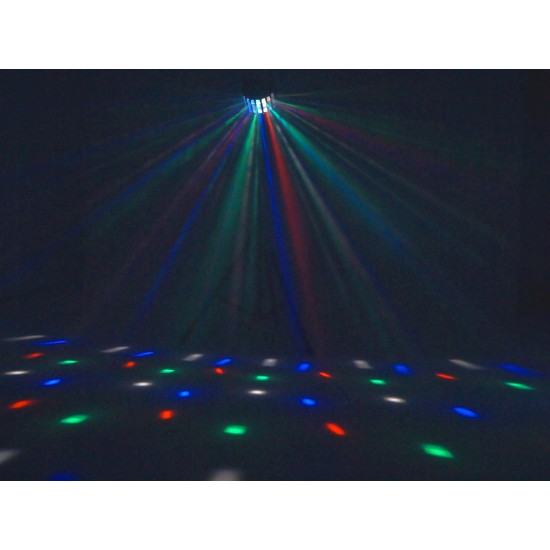 EUROLITE Mini D-5: Proiettore Beam LED RGBW per Effetti Luce Scenografici