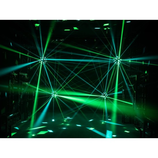 EUROLITE LED Z-4000: Effetto Luce a Fasci con 8 Colori e Controllo DMX