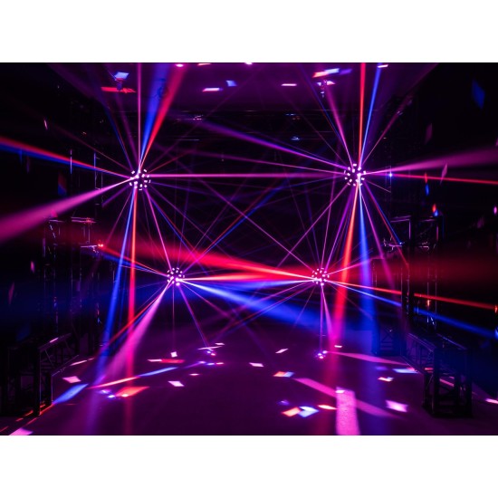 EUROLITE LED Z-4000: Effetto Luce a Fasci con 8 Colori e Controllo DMX