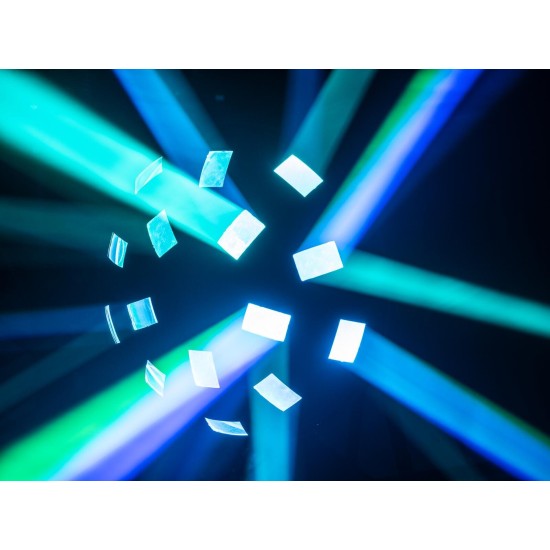 EUROLITE LED Z-4000: Effetto Luce a Fasci con 8 Colori e Controllo DMX