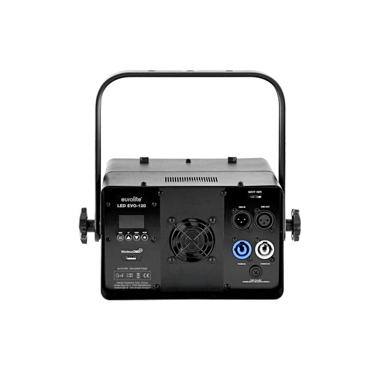 EUROLITE LED EVO-120 QCL: Proiettore LED Multieffetto per Illuminazione Scenografica