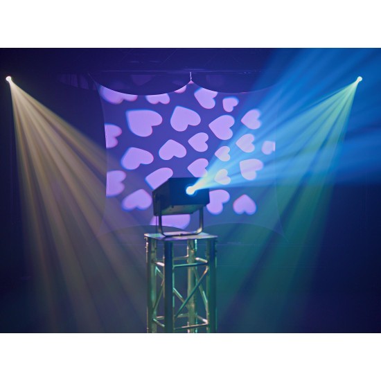 EUROLITE LED EVO-120 QCL: Proiettore LED Multieffetto per Illuminazione Scenografica