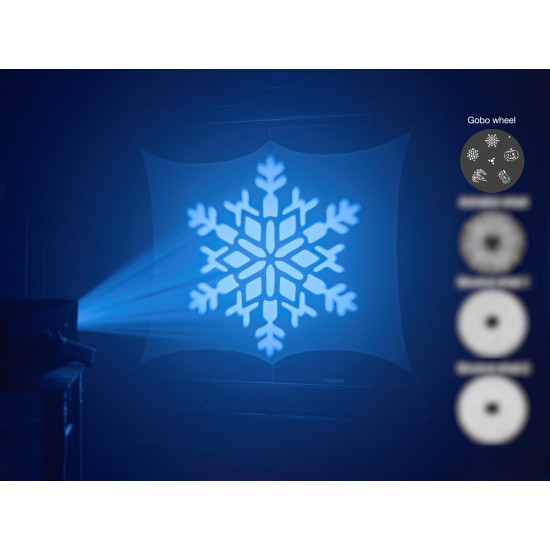 EUROLITE LED EVO-120 QCL: Proiettore LED Multieffetto per Illuminazione Scenografica