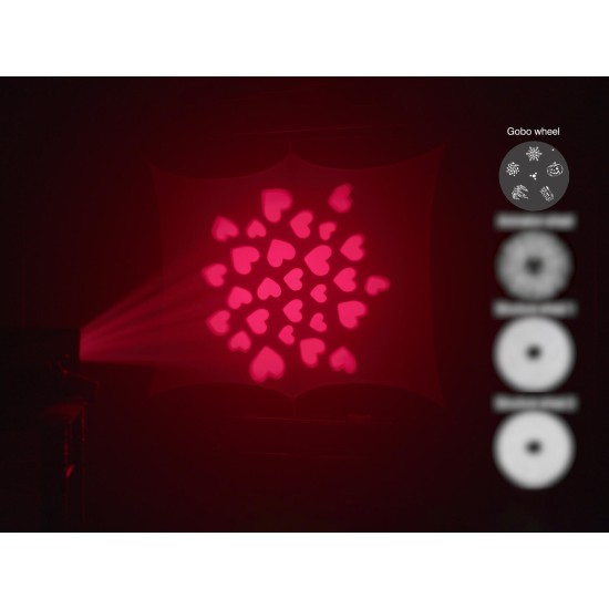 EUROLITE LED EVO-120 QCL: Proiettore LED Multieffetto per Illuminazione Scenografica