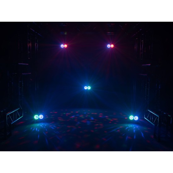 Effetto Luce LED DMF-3 Hybrid Flower Effect Moonflower con Strobo