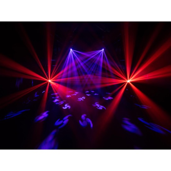 Effetto Luce LED EUROLITE GF-120 con Gobo e DMX per Eventi e Feste