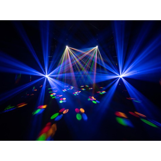 Effetto Luce LED EUROLITE GF-120 con Gobo e DMX per Eventi e Feste