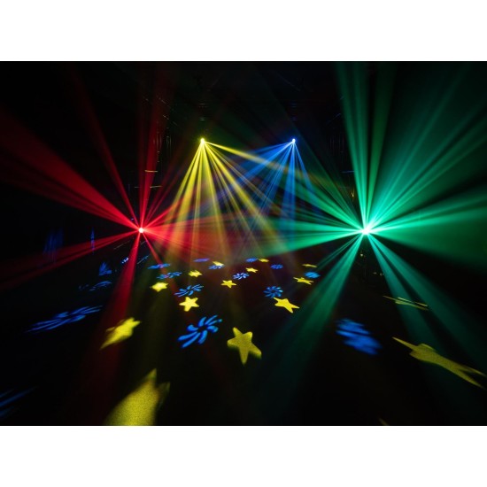 Effetto Luce LED EUROLITE GF-120 con Gobo e DMX per Eventi e Feste