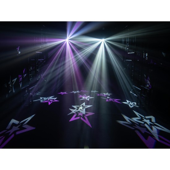 EUROLITE GoFlow 100: Gobo Flower LED Professionale con Effetti Stroboscopici