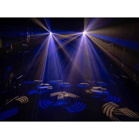 EUROLITE GoFlow 100: Gobo Flower LED Professionale con Effetti Stroboscopici