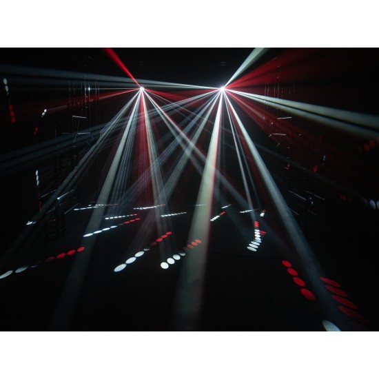 EUROLITE GoFlow 100: Gobo Flower LED Professionale con Effetti Stroboscopici