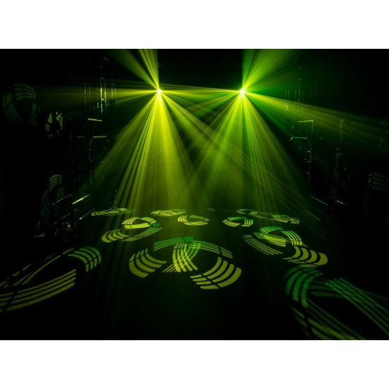 EUROLITE GoFlow 100: Gobo Flower LED Professionale con Effetti Stroboscopici